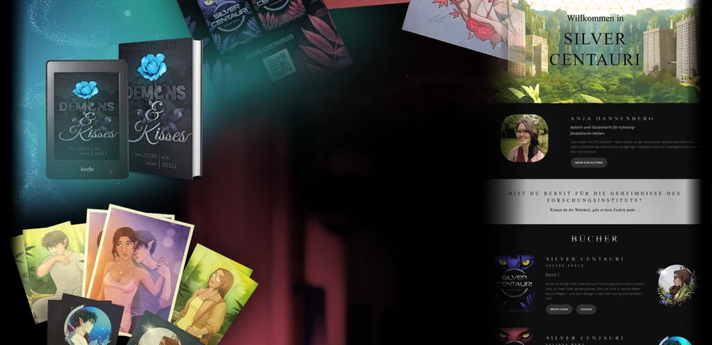 Autorenwebsite Webdesign