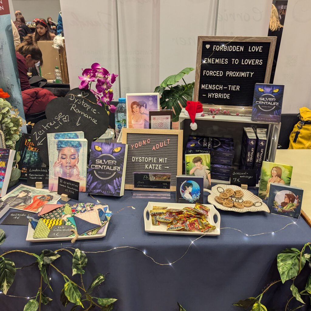 Messestand auf dem Winterlesezauber 2024