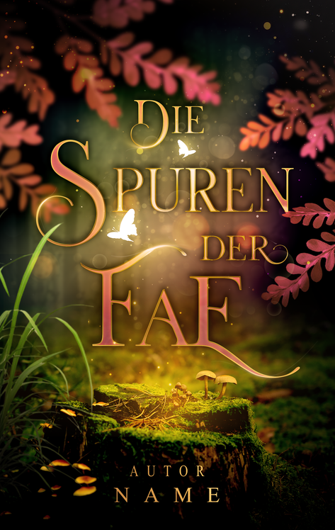 Fantasy Buchcover Premade - Die Spuren Der Fae
