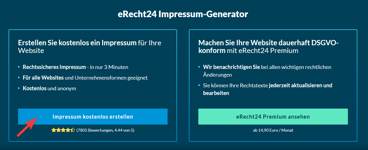 Geschützt: Impressum generieren