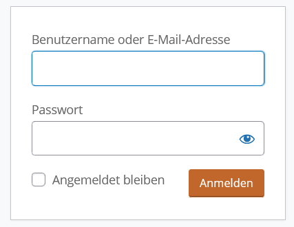 Geschützt: WordPress-Benutzeraccount